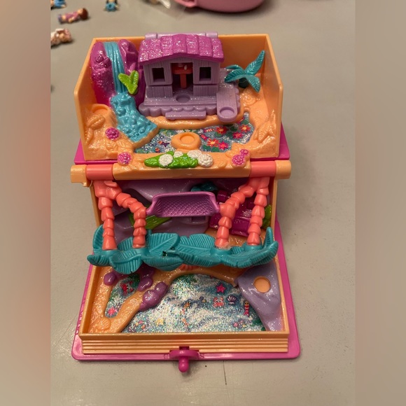 Vintage 1995 Polly pocket glitter island book 100% complet - Picture 2 of 3